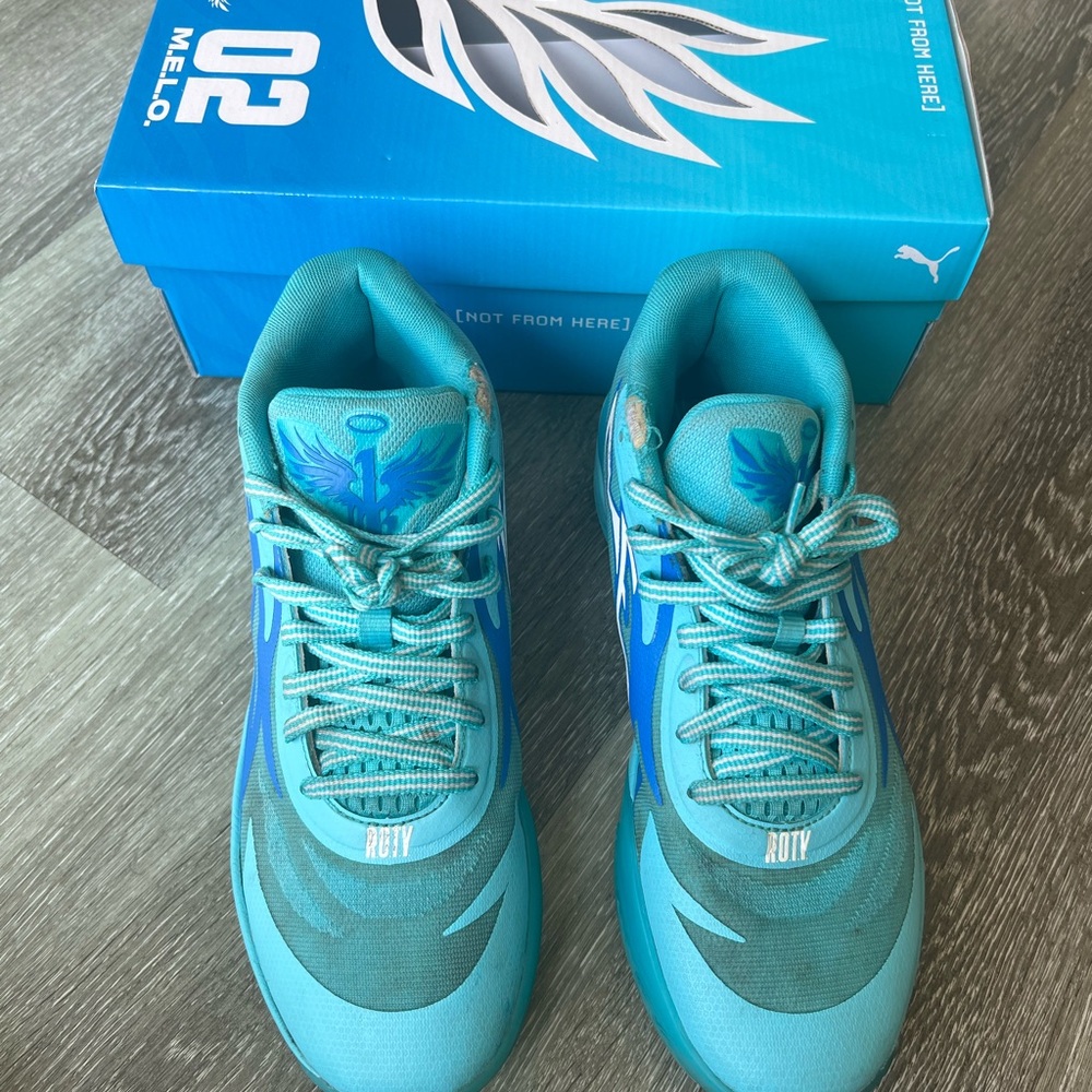Puma Teal Athletic Sneakers MELO